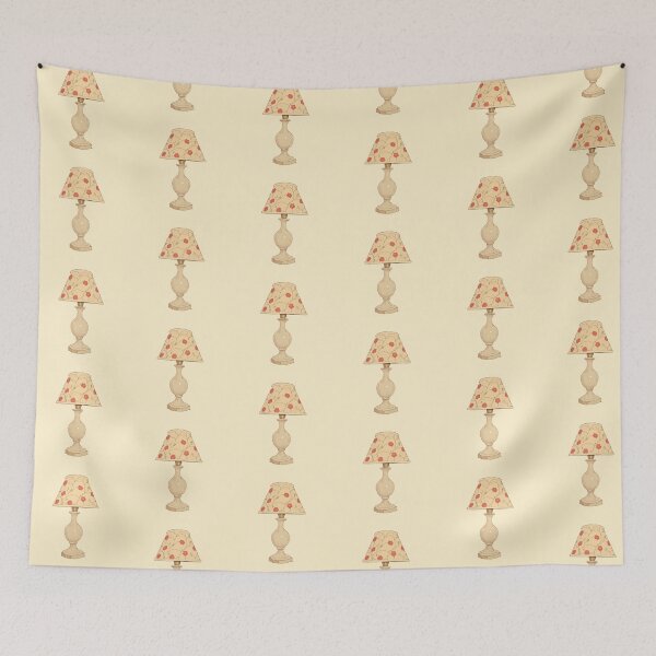 Item preview, Cheerful Table Lamp in Pastel Patchwork designed and sold by MadeByHaresShop.