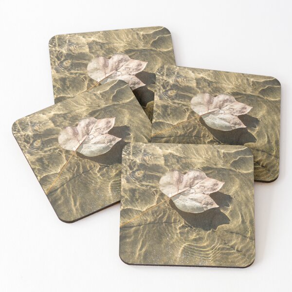Item preview, Floating Tulip Tree Leaf and Brilliant Ripples designed and sold by Georgia Mizuleva.