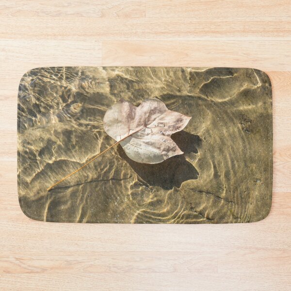 Item preview, Floating Tulip Tree Leaf and Brilliant Ripples designed and sold by Georgia Mizuleva.