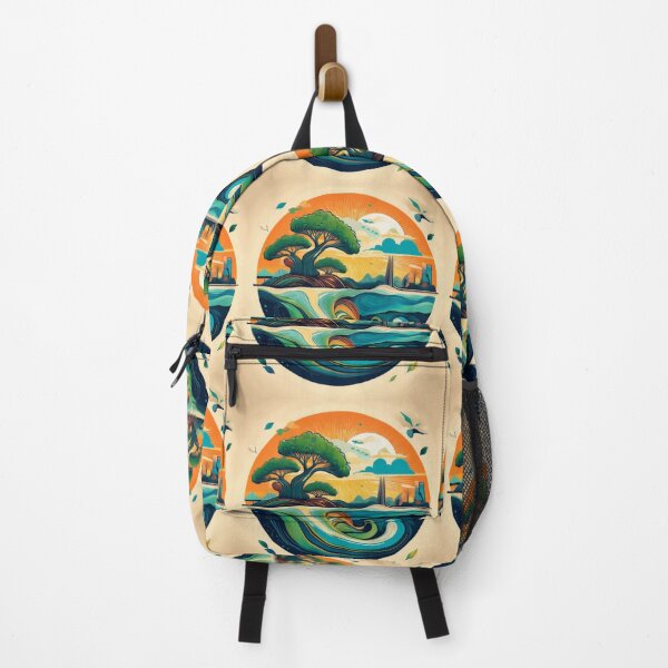 Item preview, Vibrant Environmental Landscape Artwork designed and sold by RaiyaTees.