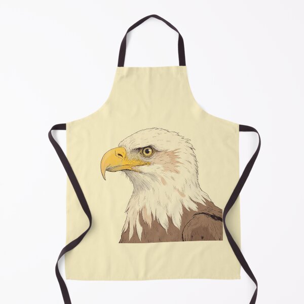 Item preview, Eagle's Intense Gaze Pastel Comic Masterpiece designed and sold by MadeByHaresShop.