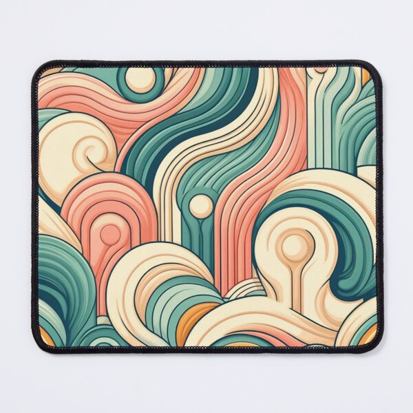 Item preview, Retro Waves: Pastel Abstract Pattern designed and sold by han61578.