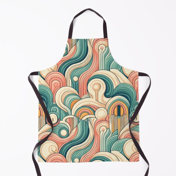 Item preview, Retro Waves: Pastel Abstract Pattern designed and sold by han61578.