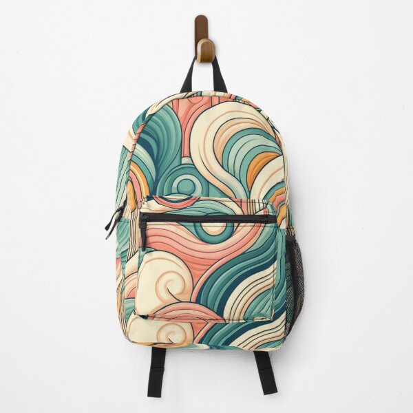 Item preview, Retro Waves: Pastel Abstract Pattern designed and sold by han61578.