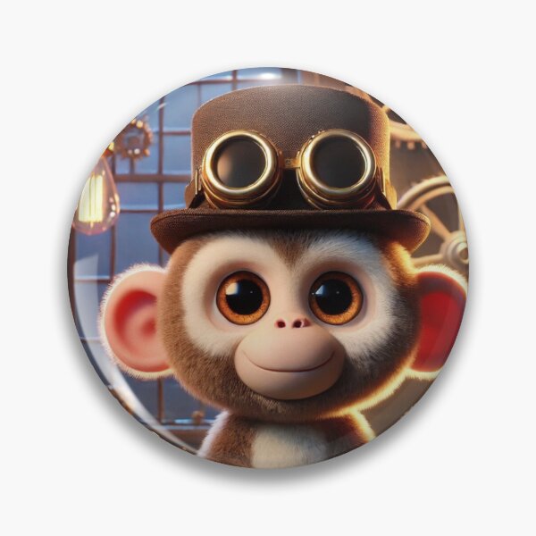 Item preview, Steampunk Japanese Macaque designed and sold by Sillytoe.