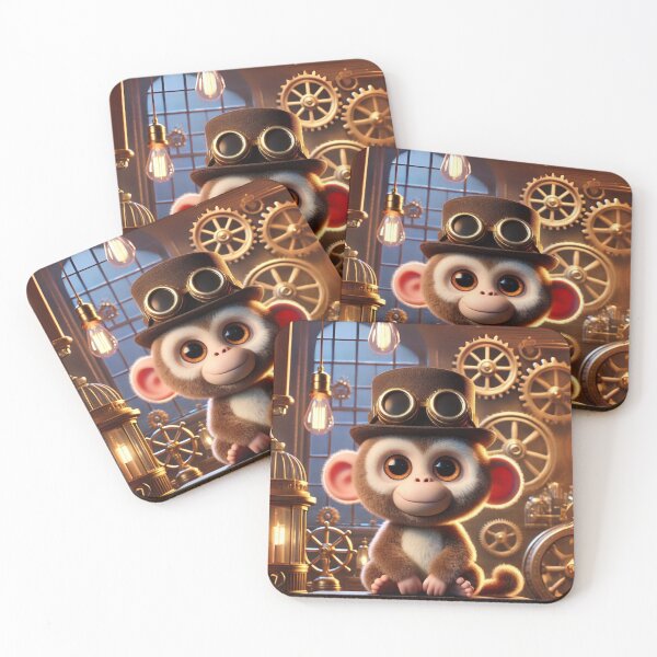 Item preview, Steampunk Japanese Macaque designed and sold by Sillytoe.
