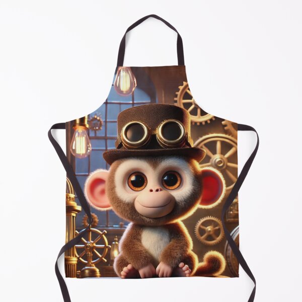 Item preview, Steampunk Japanese Macaque designed and sold by Sillytoe.