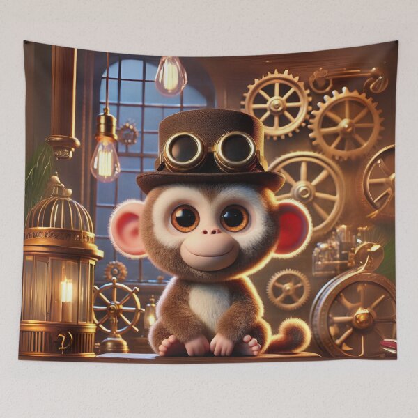 Item preview, Steampunk Japanese Macaque designed and sold by Sillytoe.