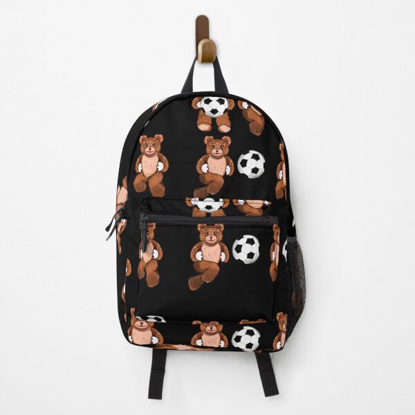 Item preview, Football soccer fan Sporty Sports Bear Kawaii - 5 Cute funny grizzly brown teddy bears designed and sold by Artonmytee.
