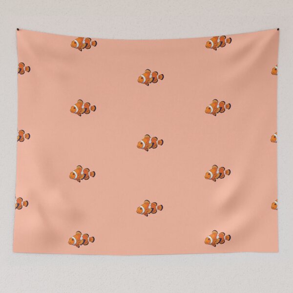 Item preview, Vibrant Clownfish Amidst Orange Corals  Comic Style designed and sold by ShroomForge.