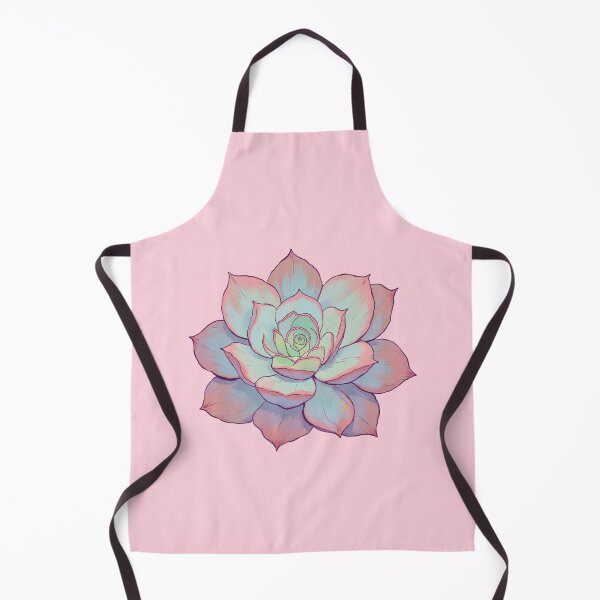 Item preview, Pastel Blooms A Layered Echeveria in Liné Clair Comic Style designed and sold by ShroomForge.