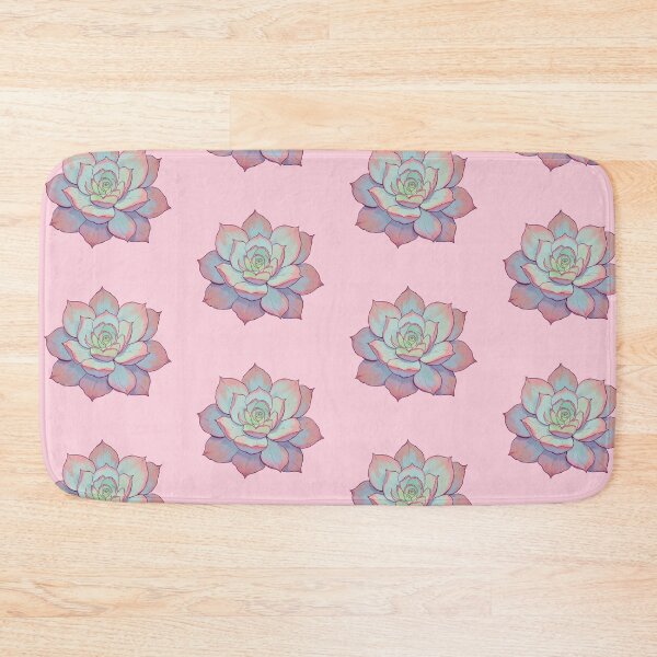 Item preview, Pastel Blooms A Layered Echeveria in Liné Clair Comic Style designed and sold by ShroomForge.