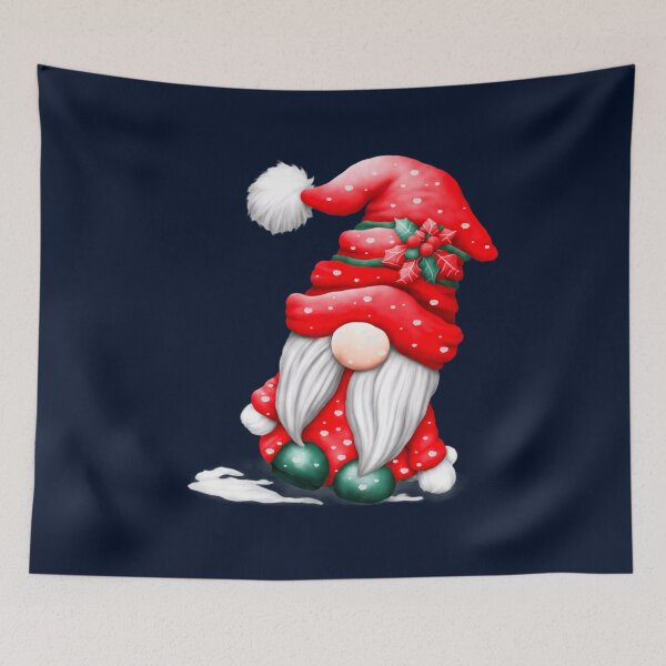 Item preview, Cute Red Santa Christmas Gnome designed and sold by ShreecreatE.
