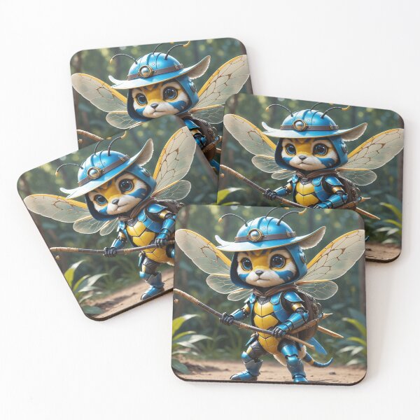 Item preview, Buzza the Blue Aussie Bee ©2024 designed and sold by SublimeStuffArt.