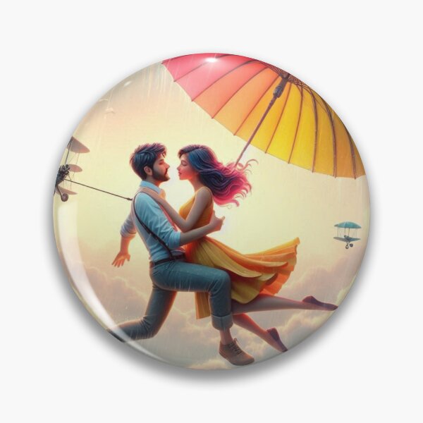 Item preview, Romantic Skydive: Rainy Day Love Art designed and sold by choder61.
