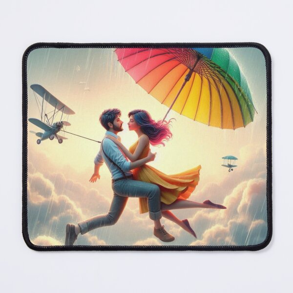 Item preview, Romantic Skydive: Rainy Day Love Art designed and sold by choder61.