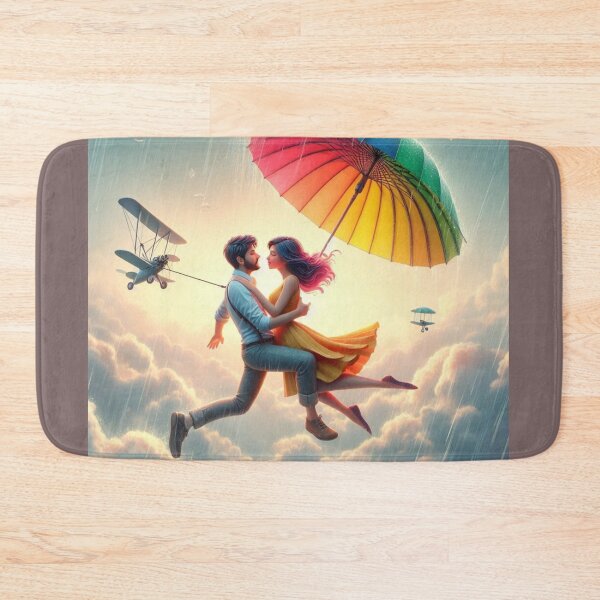 Item preview, Romantic Skydive: Rainy Day Love Art designed and sold by choder61.