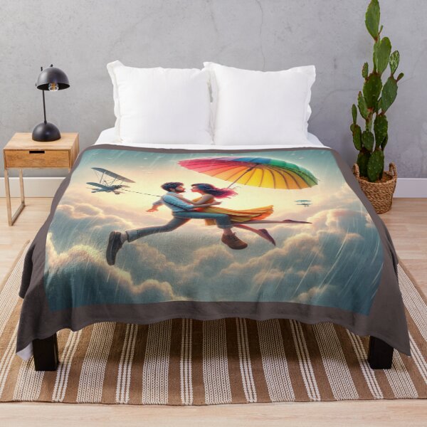 Item preview, Romantic Skydive: Rainy Day Love Art designed and sold by choder61.