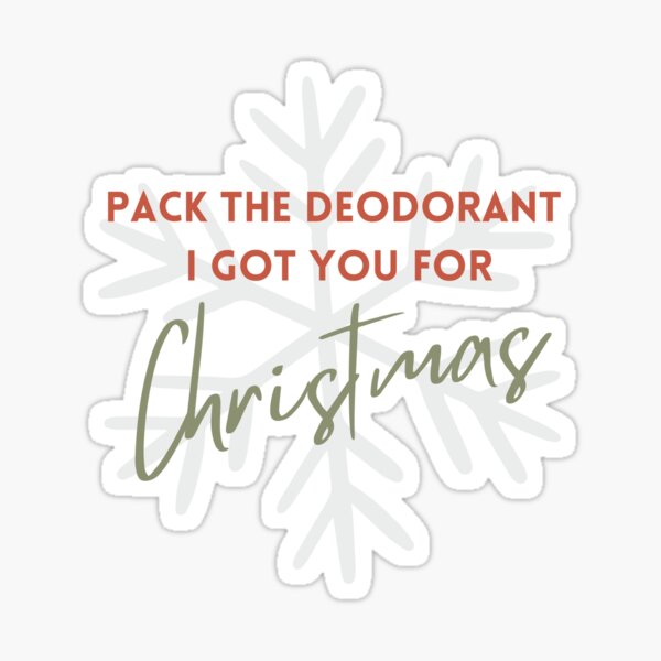 Item preview, Detroiters - Christmas Deodorant designed and sold by TriplesIsBest.