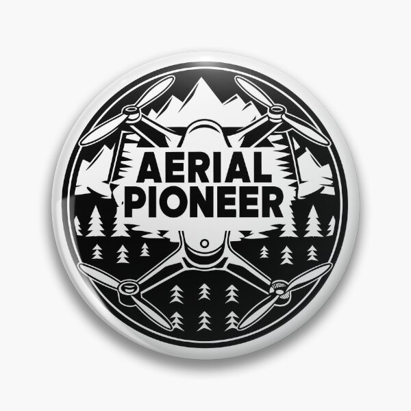 Item preview, Aerial Pioneer - Aerial Photographer - Drone Flying Academy - Drone Pilot / Stickers & T-shirts designed and sold by FoFo-Design.