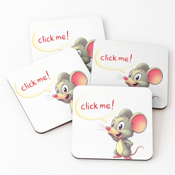 Item preview, Mouse says Click me designed and sold by ElJuloCorner.