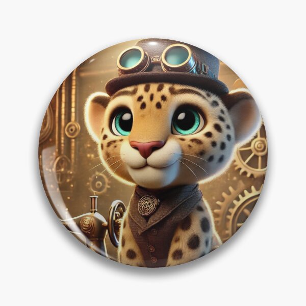 Item preview, Steampunk Javan Leopard designed and sold by Sillytoe.