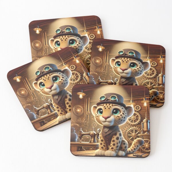 Item preview, Steampunk Javan Leopard designed and sold by Sillytoe.