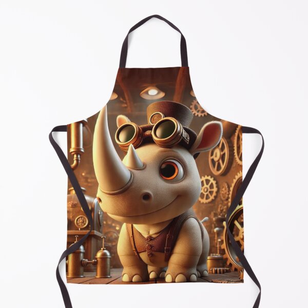 Item preview, Steampunk Javan Rhinoceros designed and sold by Sillytoe.