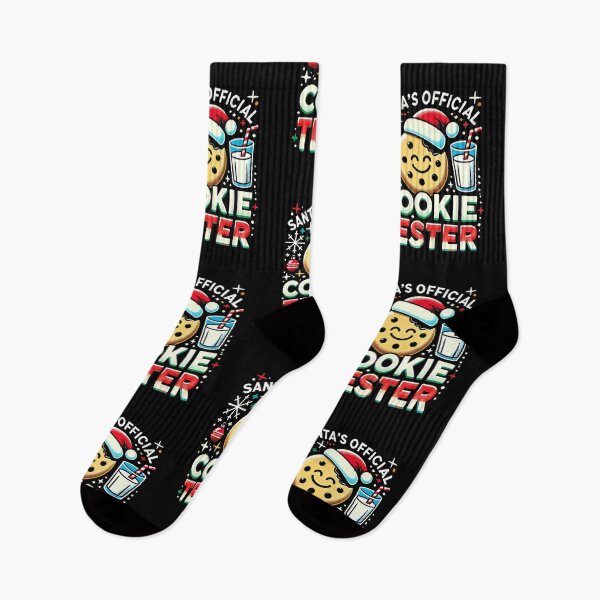 Item preview, Santa's Official Cookie Tester  Cookie Lover Funny Christmas T-Shirt designed and sold by Joewithlove.