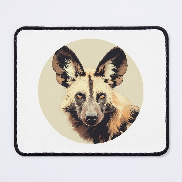 Item preview, African wild dog // Endangered species // Animal in danger // Mammal Animal designed and sold by SMARTKIT DESIGNAGENCY.