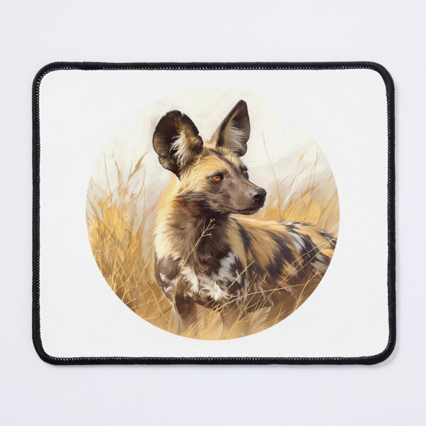 Item preview, African wild dog // Endangered species // Animal in danger // Mammal Animal designed and sold by SMARTKIT DESIGNAGENCY.