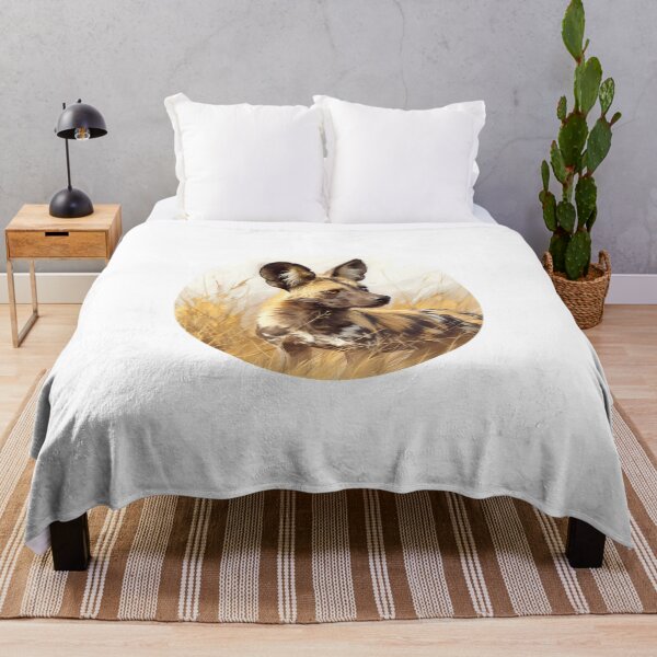 Item preview, African wild dog // Endangered species // Animal in danger // Mammal Animal designed and sold by SMARTKIT DESIGNAGENCY.