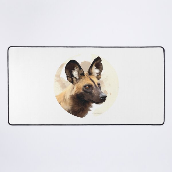 Item preview, African wild dog // Endangered species // Animal in danger // Mammal Animal designed and sold by SMARTKIT DESIGNAGENCY.
