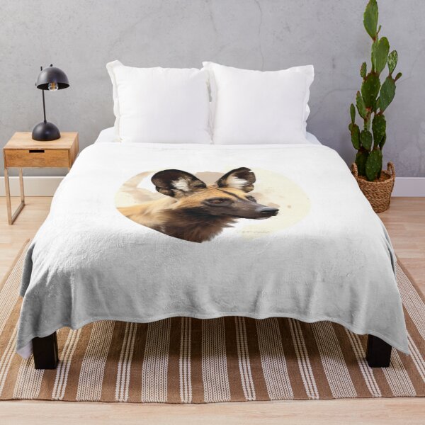 Item preview, African wild dog // Endangered species // Animal in danger // Mammal Animal designed and sold by SMARTKIT DESIGNAGENCY.