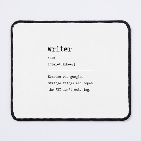 Item preview, Funny Writer Definition Series – Perfect for Coffee-Fuelled Creatives designed and sold by RosieKingArt.