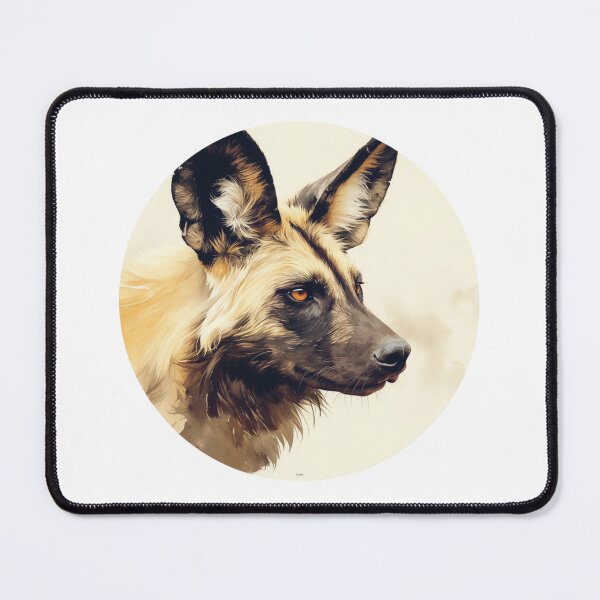 Item preview, African wild dog // Endangered species // Animal in danger // Mammal Animal designed and sold by SMARTKIT DESIGNAGENCY.