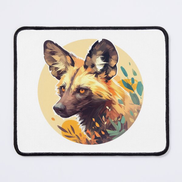 Item preview, African wild dog // Endangered species // Animal in danger // Mammal Animal designed and sold by SMARTKIT DESIGNAGENCY.
