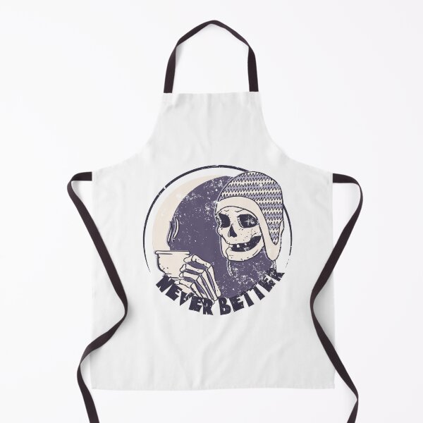 Item preview, Never Better Skull With A Cup Of Coffee designed and sold by jeje2112.