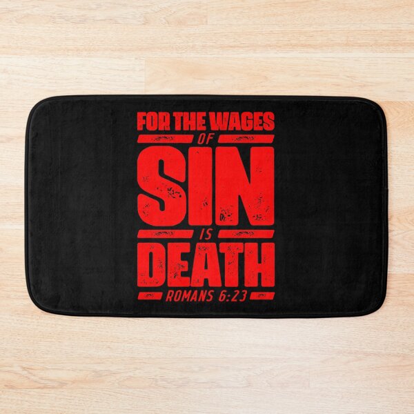 Item preview, Romans 6:23 For The Wages Of Sin Is Death designed and sold by plushism.