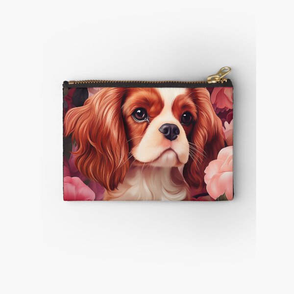 Item preview, Cavalier King Charles Spaniel in Roses designed and sold by PetsArt.