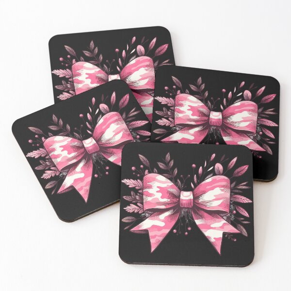 Item preview, Coquette Camo Pink Floral Bow Hunting Women designed and sold by TomFrontierArt.