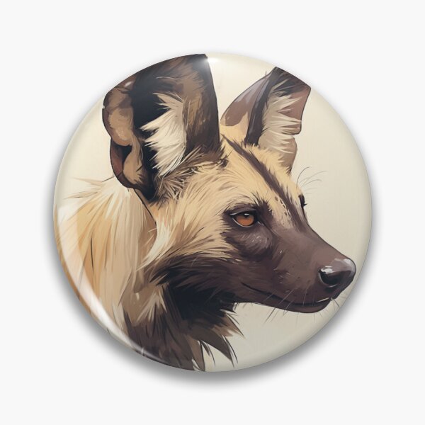 Item preview, African wild dog // Endangered species // Animal in danger // Mammal Animal designed and sold by SMARTKIT  DESIGNAGENCY.