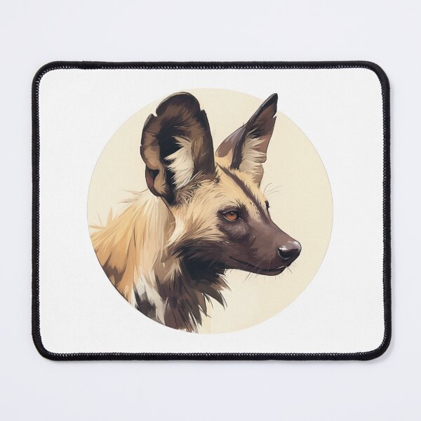 Item preview, African wild dog // Endangered species // Animal in danger // Mammal Animal designed and sold by SMARTKIT DESIGNAGENCY.