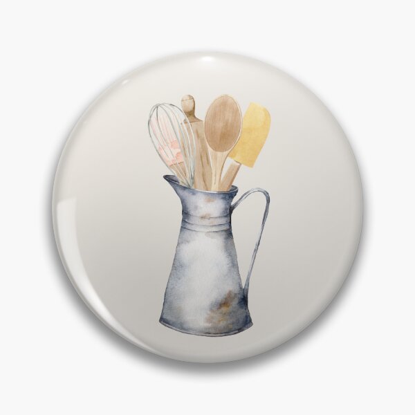 Item preview, Watercolor Kitchen Utensils in Jug Country Aesthetic designed and sold by Nature Hues.