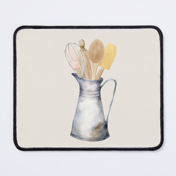 Item preview, Watercolor Kitchen Utensils in Jug Country Aesthetic designed and sold by Nature Hues.