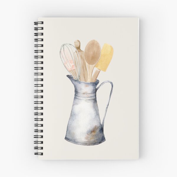 Item preview, Watercolor Kitchen Utensils in Jug Country Aesthetic designed and sold by Nature Hues.