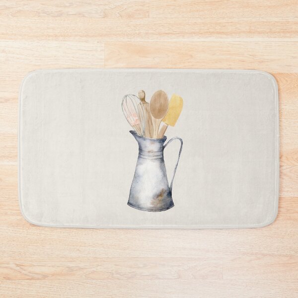Item preview, Watercolor Kitchen Utensils in Jug Country Aesthetic designed and sold by Nature Hues.