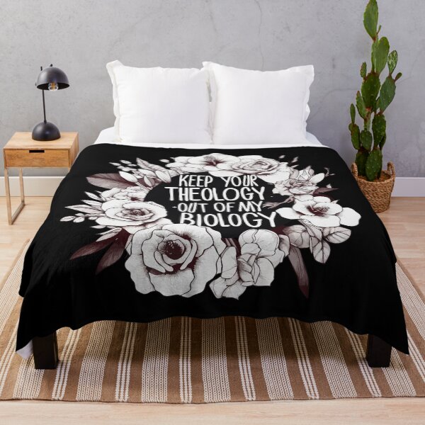 Item preview, Keep Your Theology Out Of My Biology Monochromatic designed and sold by TomFrontierArt.