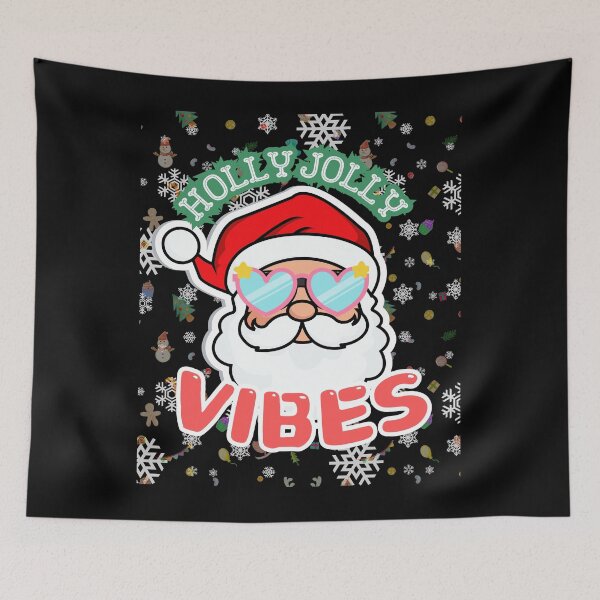 Item preview, Holly Jolly Vibes Funny Christmas designed and sold by Luckyart5.
