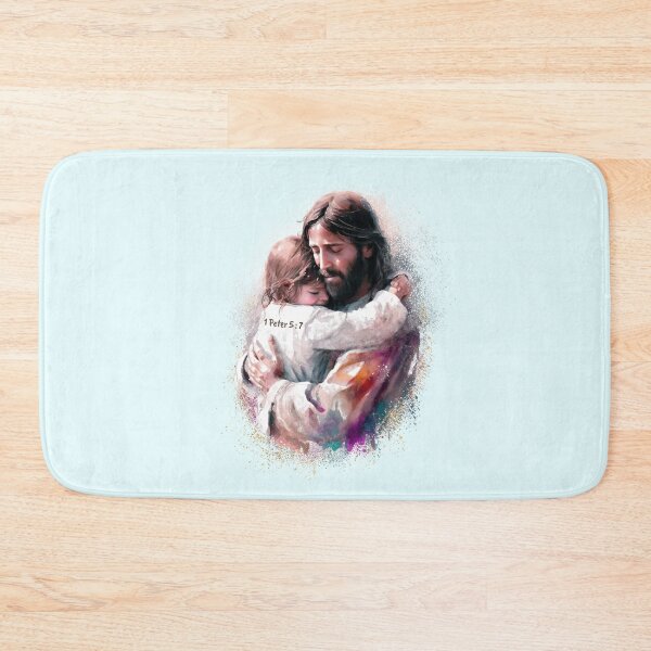 Item preview,  1 Peter 5 Verse 7 Cast All Your Cares Upon Him For He Cares For You | God’s Love | Bible Art | Scriptures | Christian Typography | Gospel |  designed and sold by MJDezigns.